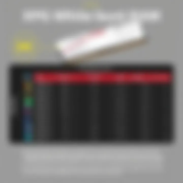 Compatibility chart with various motherboards for XPG White RAM