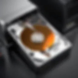 External hard drive data backup