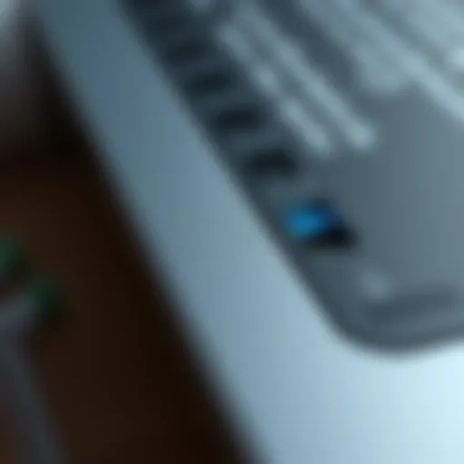 Detailed View of External HDD Reader Ports External HDD reader showcasing its ports and design