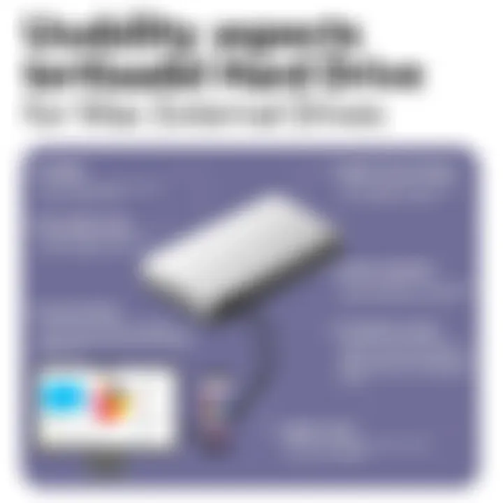 Usability features of external hard drives