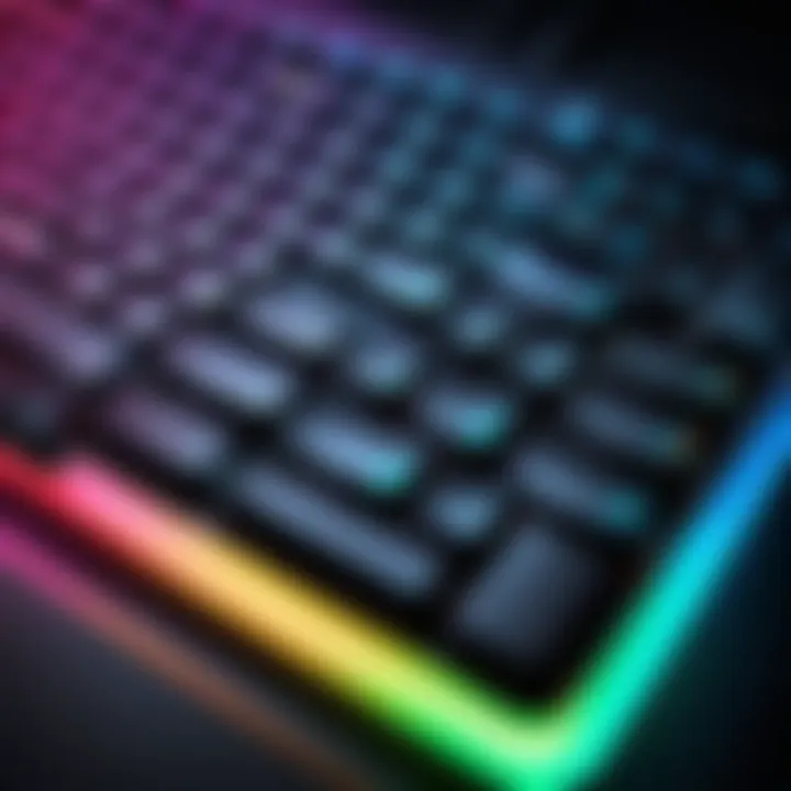 Gaming Laptop Keyboard Custom RGB Lighting