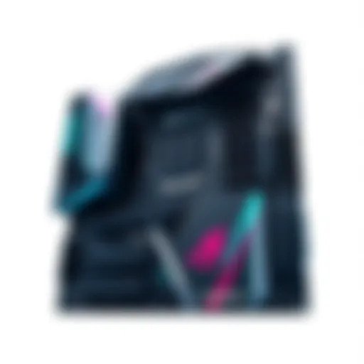 Stylish design of the Gigabyte Z590 Aorus Master motherboard