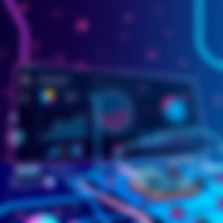 User interface of network monitoring software