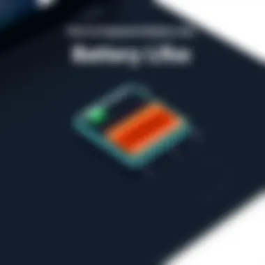 Battery performance graph illustrating the HP 360 15 longevity