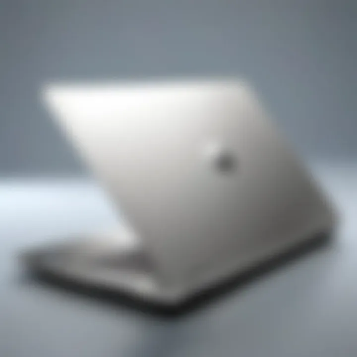 Sleek design of HP Pavilion laptop showcasing the Intel logo