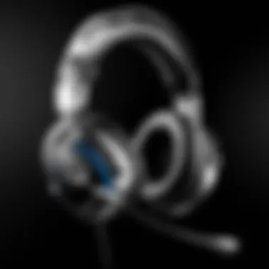 Elegant Aesthetics of HyperX Alpha S Gaming Headset Sleek design of HyperX Alpha S headset showcasing premium materials