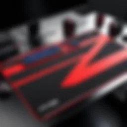 Aesthetic overview of the HyperX Desk Mat showcasing its sleek design