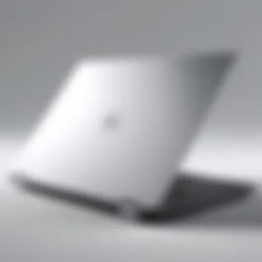 A modern laptop showcasing sleek design and specifications