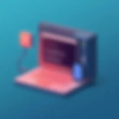 Visual representation of troubleshooting virtual machine issues