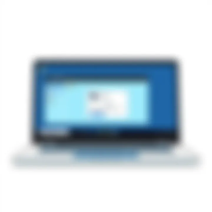 Chromebook screen displaying virtualization software interface