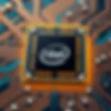 High-performance i9 processor showcasing advanced architecture