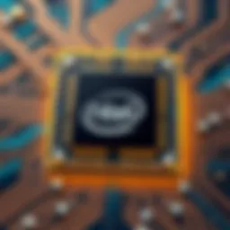 High-performance i9 processor showcasing advanced architecture
