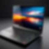 Lenovo laptop showcasing sleek design and powerful performance