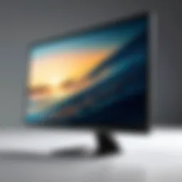 Sleek Minimalist Design of Lenovo Monitor