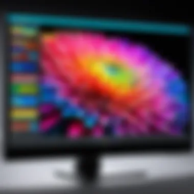 Calibrating color accuracy on a 27-inch flat screen monitor