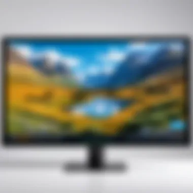 Achieving optimal viewing distance on a 27-inch flat screen monitor