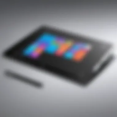 Sleek design of the Microsoft Surface eight-inch