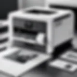 Monochrome Elegance Printer