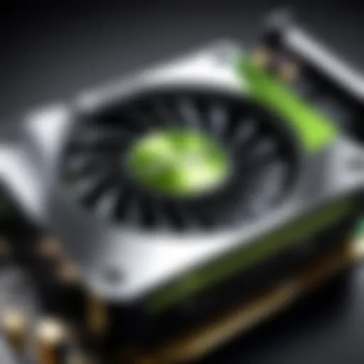 The new NVIDIA GeForce graphics card showcasing its sleek design and engineering prowess