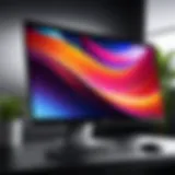 Dell UltraSharp monitor showcasing stunning color accuracy