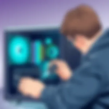 User assembling a powerful gaming PC with precision tools