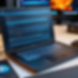 Laptop configuration settings interface