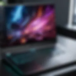 High-performance gaming laptop showcasing advanced graphics capabilities