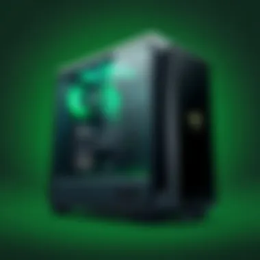 Razer prebuilt gaming system showcasing sleek design