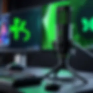 Razer X Mic in action during a live streaming session