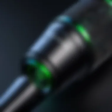 Close-up view of Razer X Mic's technical specifications and features