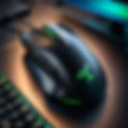 Razer gaming mouse showcasing ergonomic design