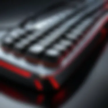 Side View of Redragon Keyboard with Ergonomic Design