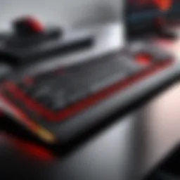 Sleek Redragon Keyboard on Modern Desk