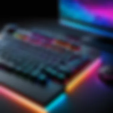 Vibrant RGB Lighting for Aesthetically Pleasing Setup RGB Backlit Keyboard and Mouse Combo