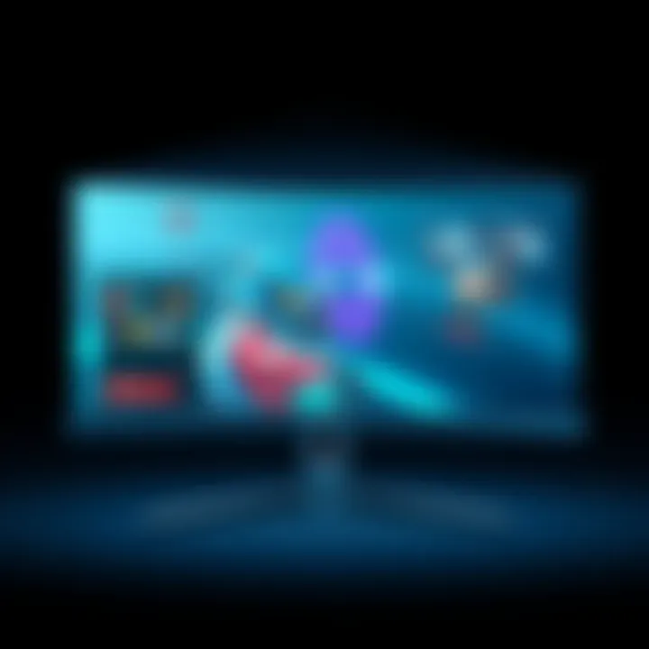 Gaming Performance of Samsung Curved Monitor Display performance of the Samsung curved monitor during gaming