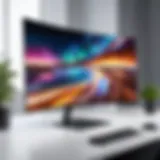 Samsung Curved Monitor with Infinity Display