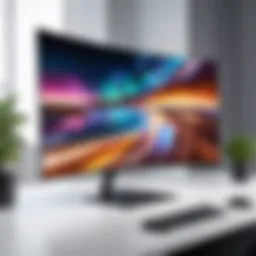 Samsung Curved Monitor with Infinity Display