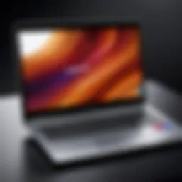 Sleek Samsung laptop design with military insignia