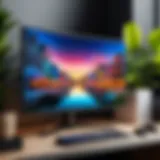 Sleek Gaming Monitor Design