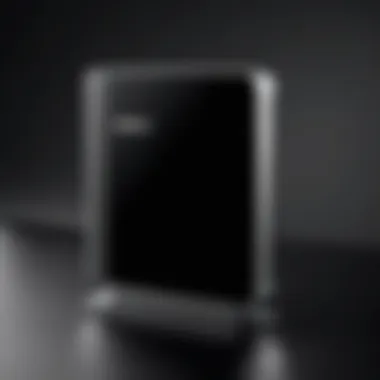 Sleek and Minimalist External Hard Drive