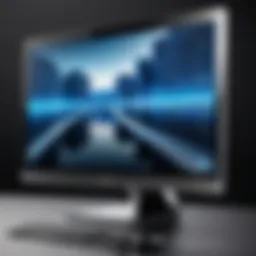 Sleek and Modern Monitor Design