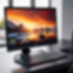 Sleek portable monitor with premium design