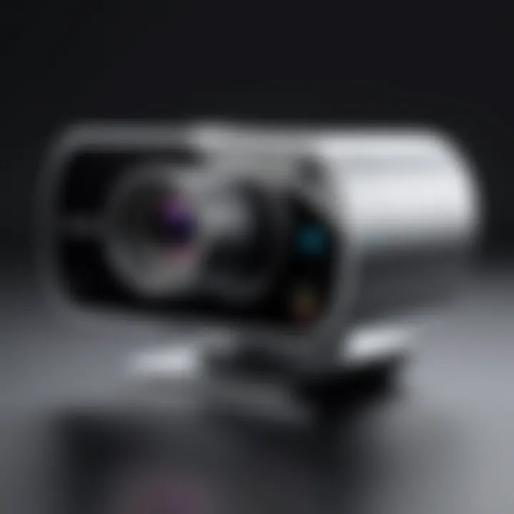 Sophisticated webcam with advanced features