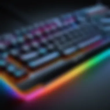 Innovative Gaming Keyboard with RGB Lighting Innovative Gaming Keyboard with RGB Lighting