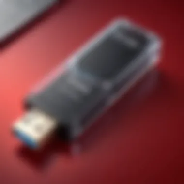 Illustration of successfully transferred files on a flash drive