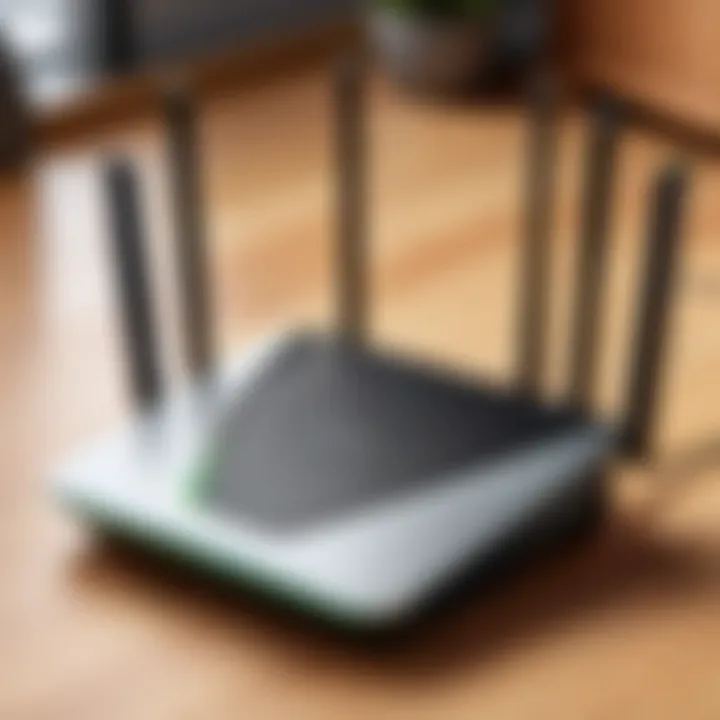 Top-rated wireless router models with highlighted features and specifications.