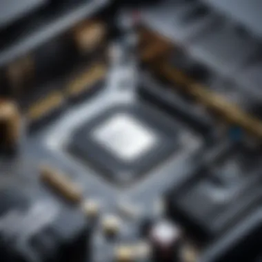 Close-up of high-performance components essential for gaming and productivity