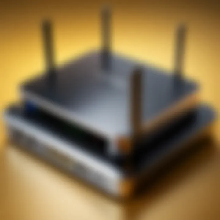 Visual representation of modem router compatibility with various ISPs