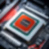 Thermal paste application on an AMD processor