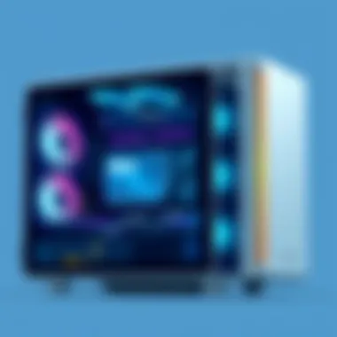 High-performance gaming computer showcasing advanced specifications